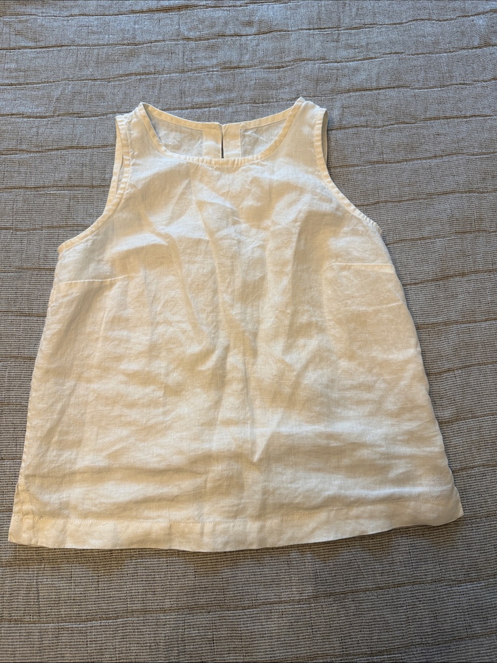 Not Perfect Linen Sleeveless Blouse